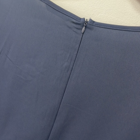 Navy Prairie Style Dress - Picture 3 of 7